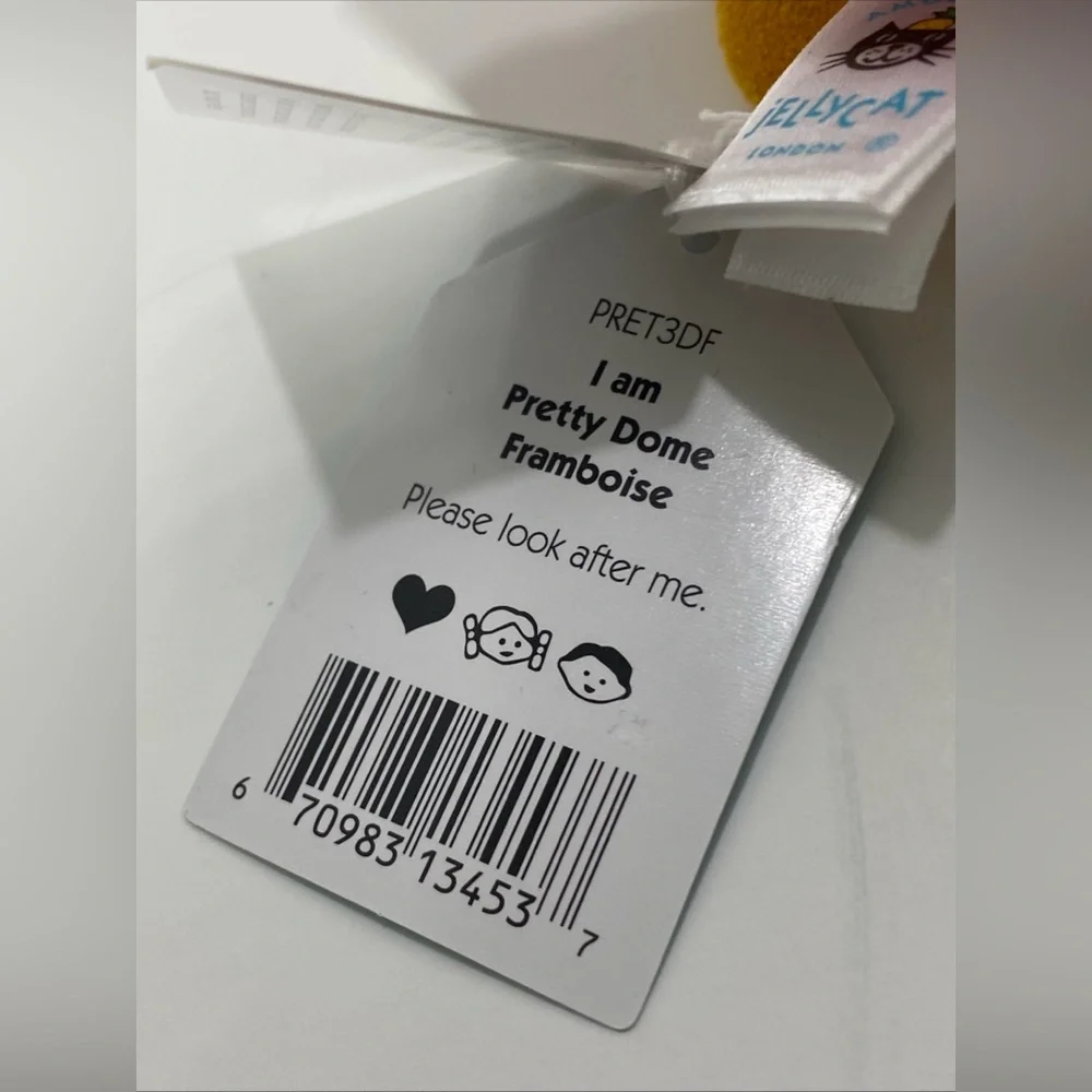 Jellycat Amuseable Food Series Pretty Patisserie DOME FRAMBOISE Plush NEW NWT! - Picture 6 of 9